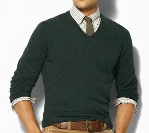 ralph_lauren_merino_wool_vneck_heather_green
