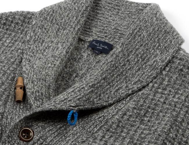 Paul-Smith-Shawl-Collar-Waffle-Cardigan-Gear-Patrol