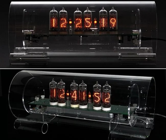 Glass Nixie Tube Clock Gear Patrol