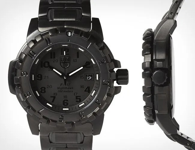 luminox-6400-series-brushed-steel-watch