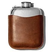 Pewter-Flask-with-Leather-Case-GP