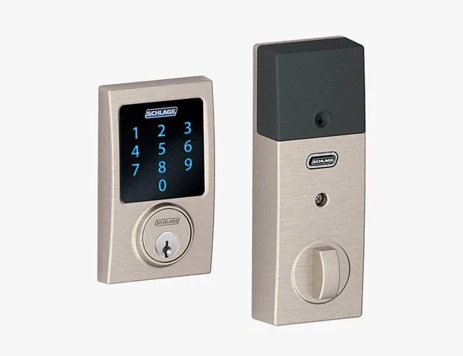 Schlage-Alarm-Touchscreen-Deadbolt-650×500-Gear-Patrol-FInal