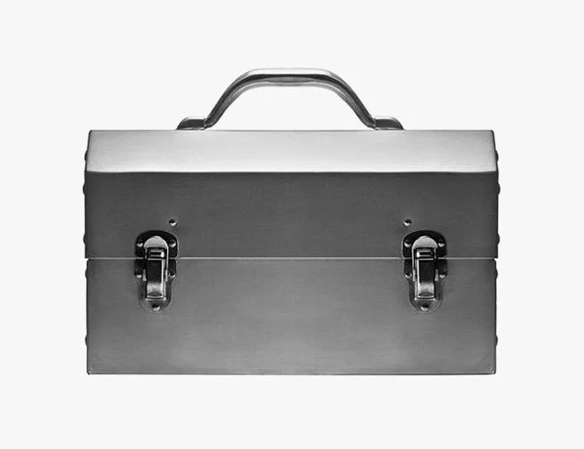 Nickel-Plated-Aluminum-Lunch-Box