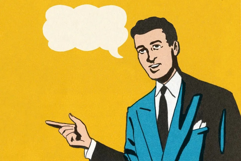 Businessman Speaking