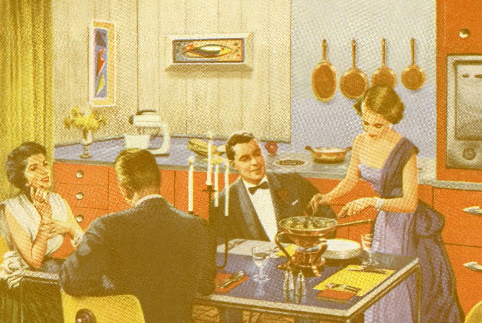 Formal Fondue Dinner Party
