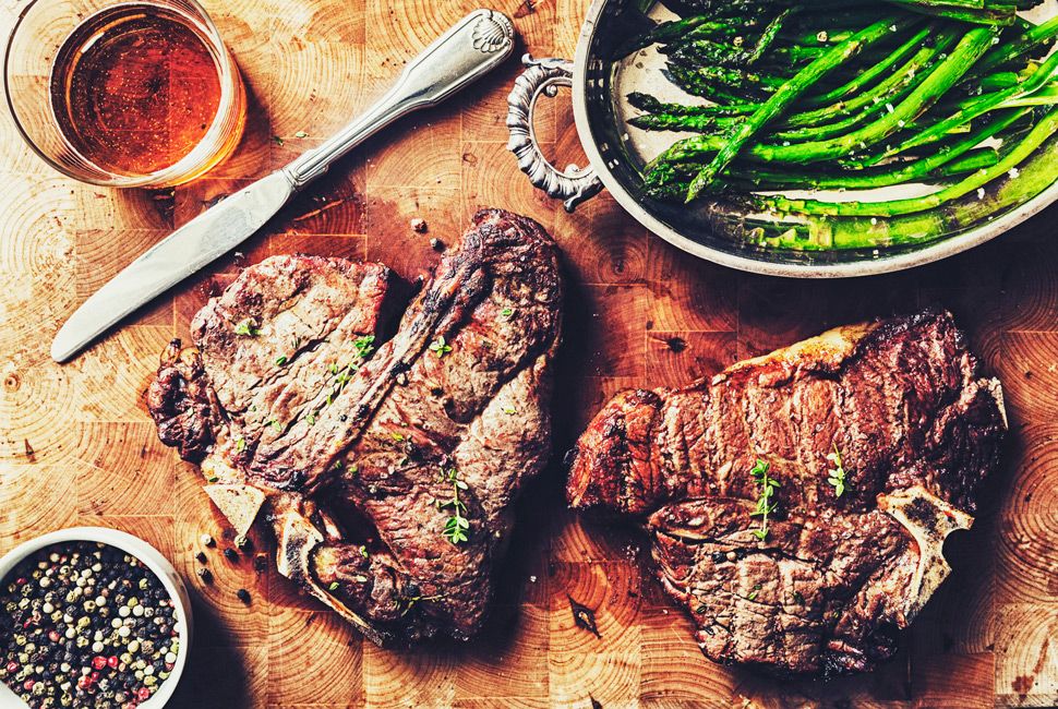 Grilled steak
