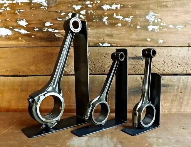 Auto-Interior-Deco-Gear-Patrol-Connecting-Rod-Bookends