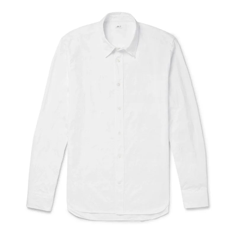 Mr-Porter-New-Collection-gear-patrol-Mr-P-Patchwork-Cotton-Shirt