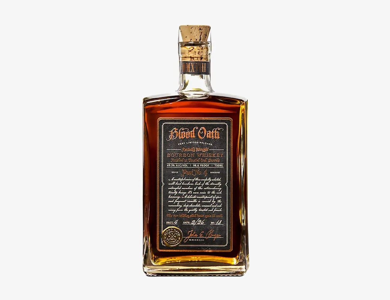 Five-Bourbons-gear-patrol-Blood-Oath-Pact-No-4