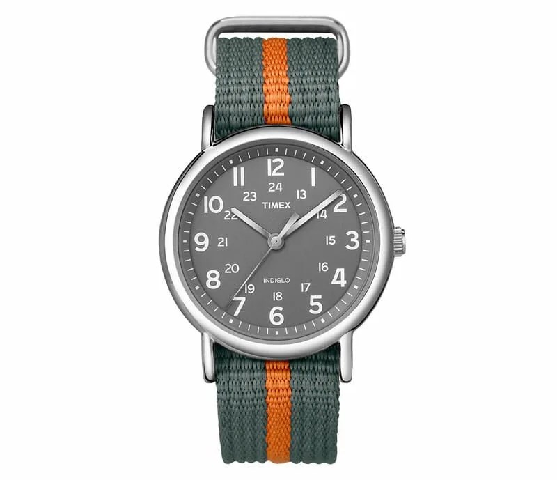 timex deal gear patrol weekender stripe 38mm