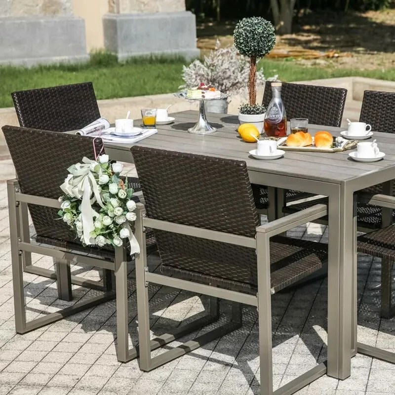 wayfair outdoor sale gear patrol 7 piece dining set