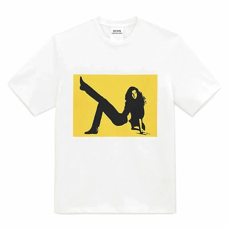Calvin-Klein-Collection-gear-patrol-Icon-printed-Crewneck-Tshirt-Yellow