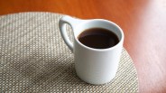 white coffee mug