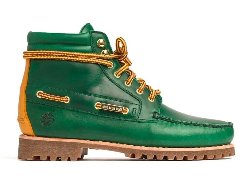 Timberland-Boot-Collaborations-gear-patrol-Aime-Leon-Dore-Green