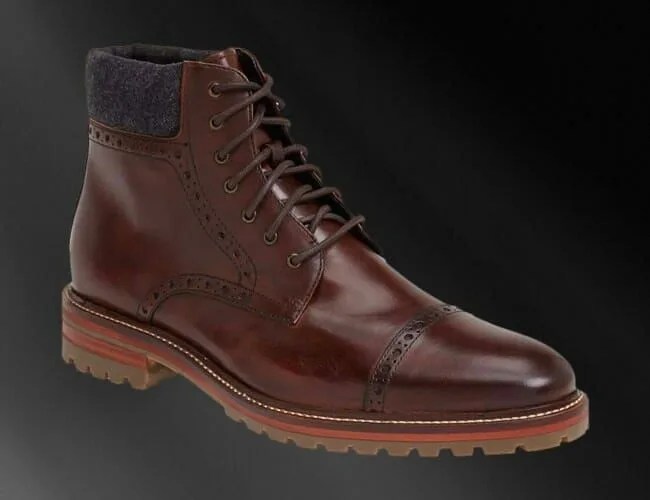 cyber monday gear patrol Karnes Brogue Cap Toe Boot feature