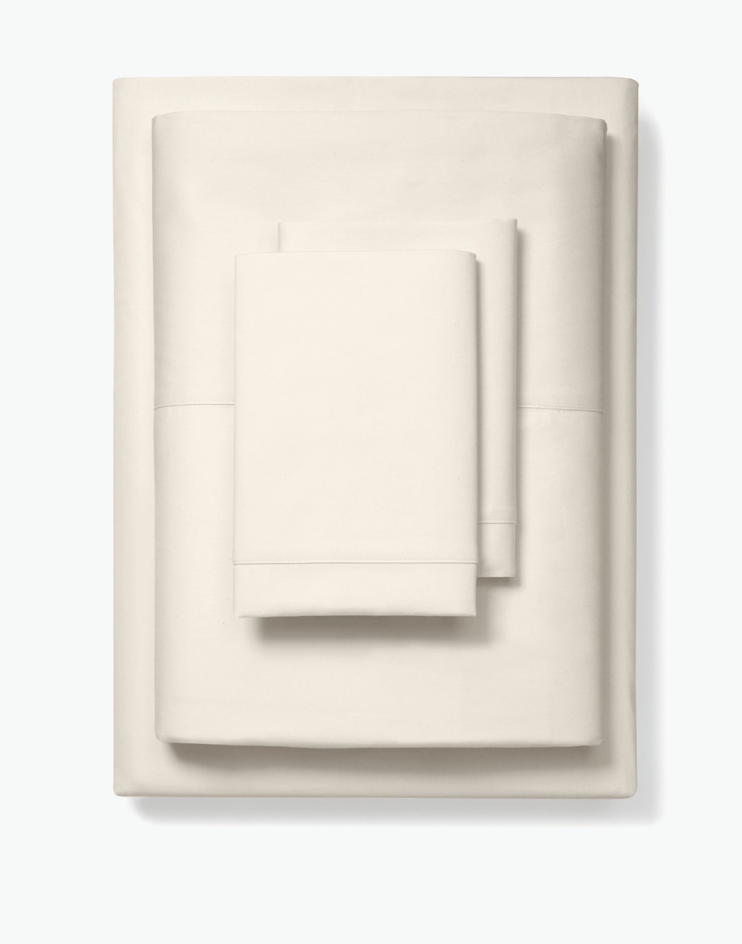 boll and branch white sheet set