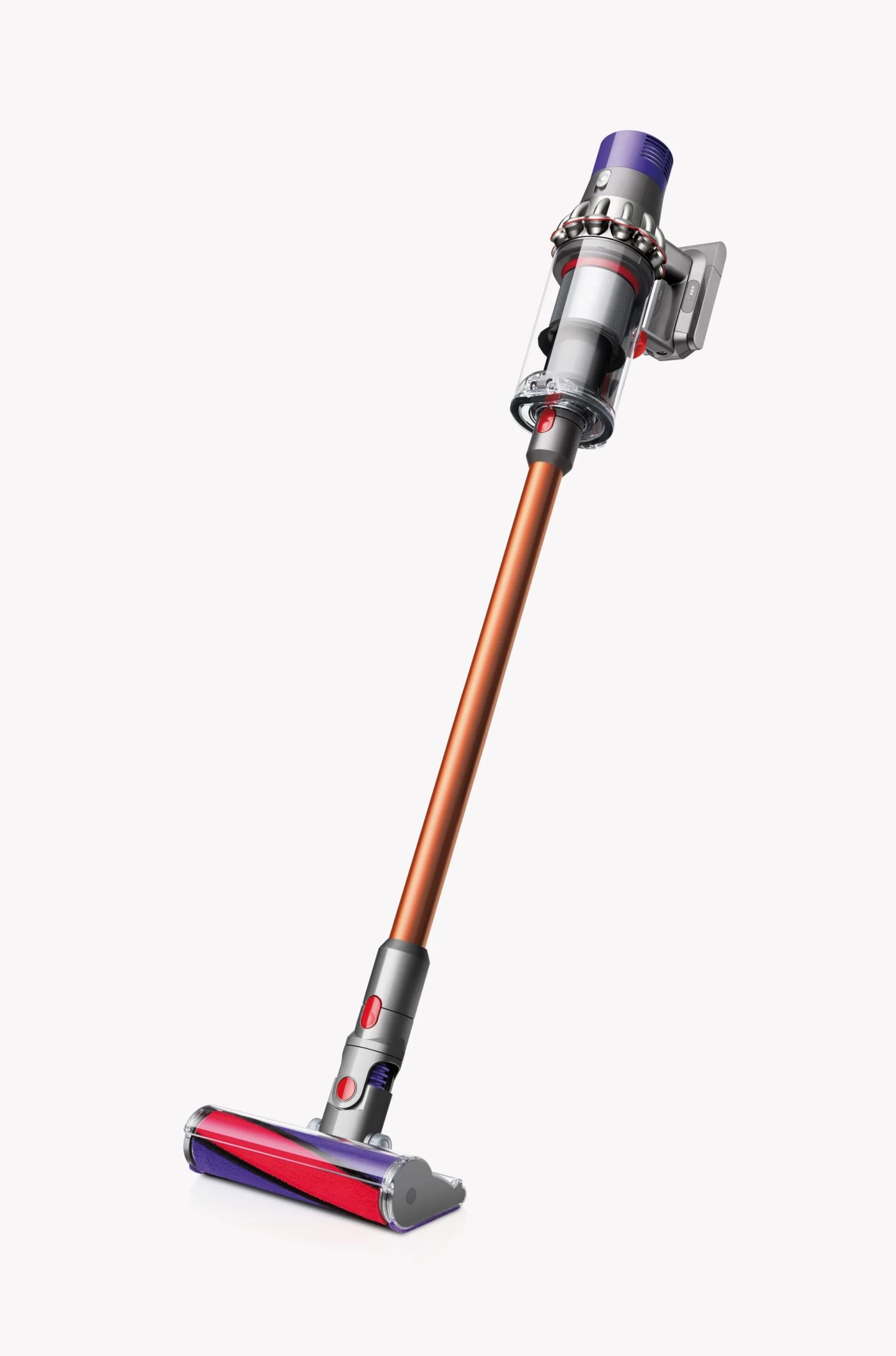 dyson v10 vacuum standing upright
