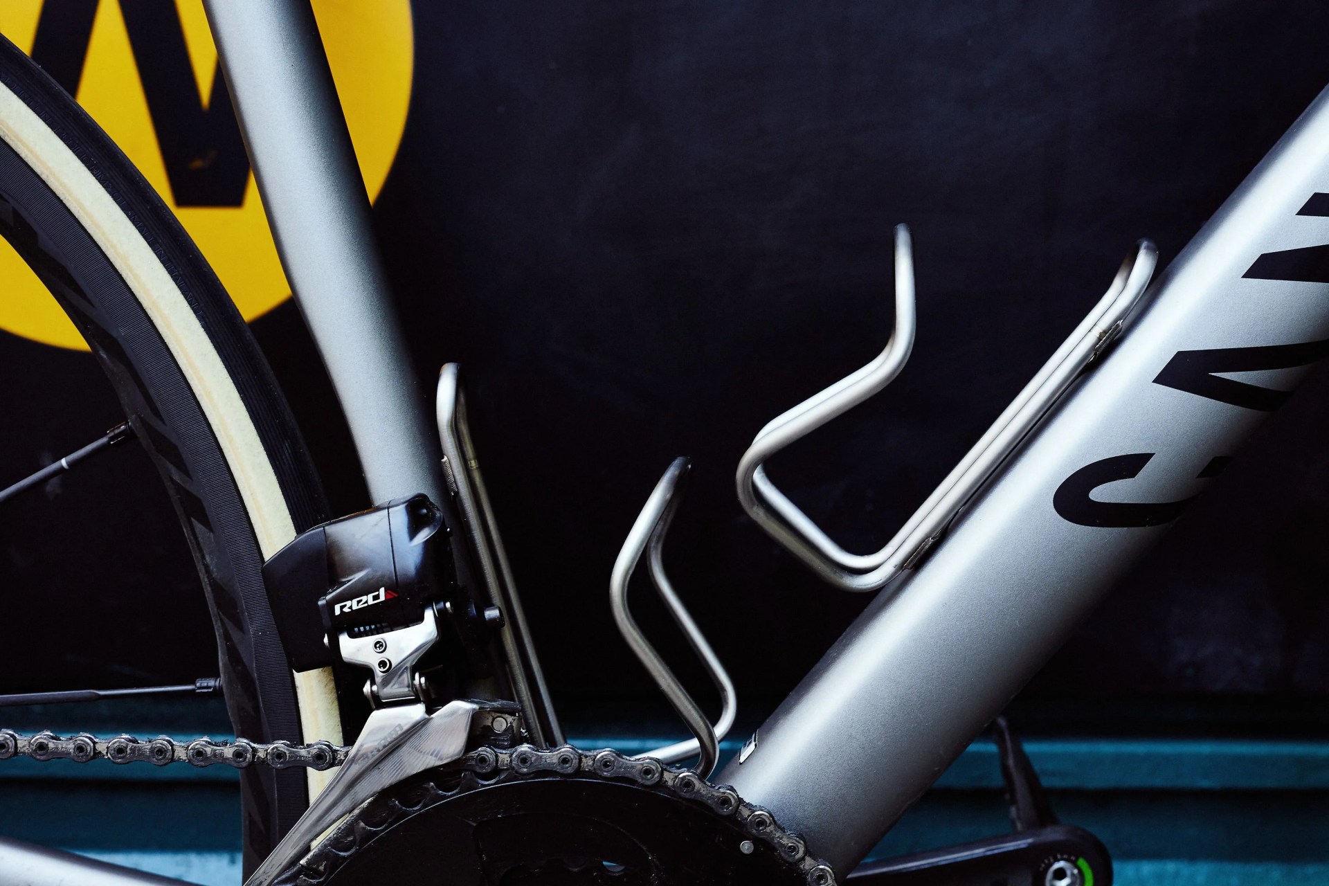 close up of silca securo bike