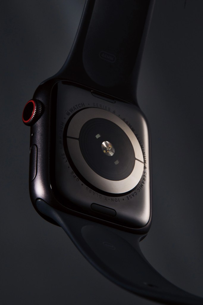 back sensor of an apple watch
