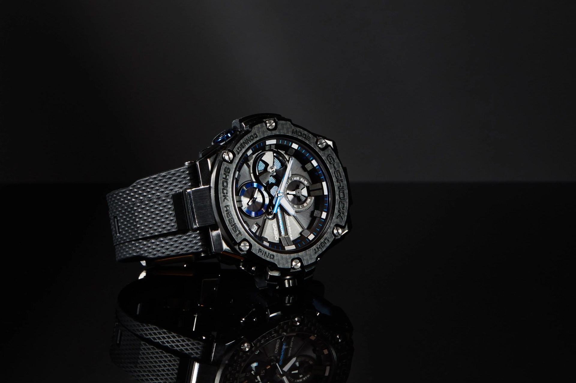black g shock watch