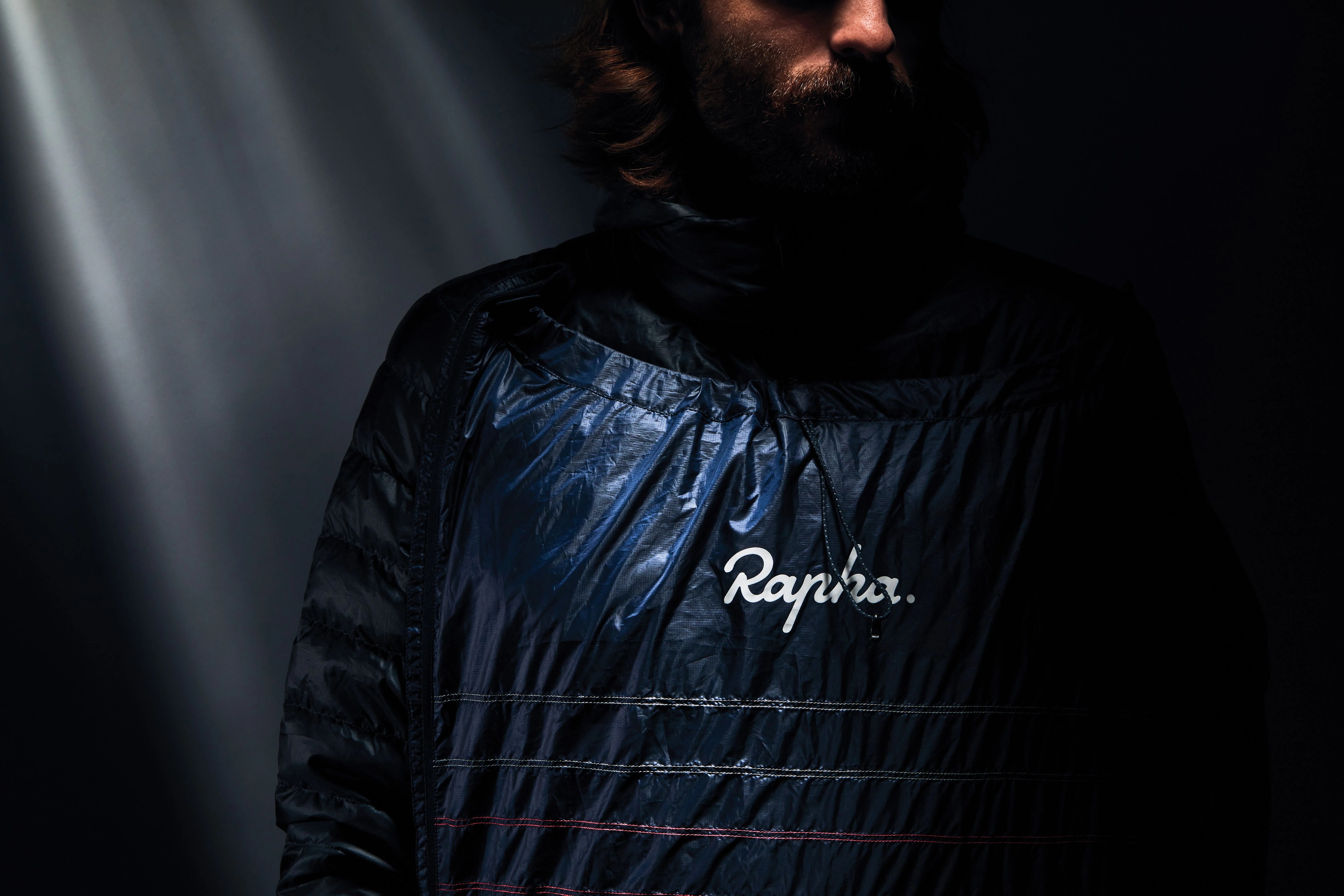 blue rapha explore jacket