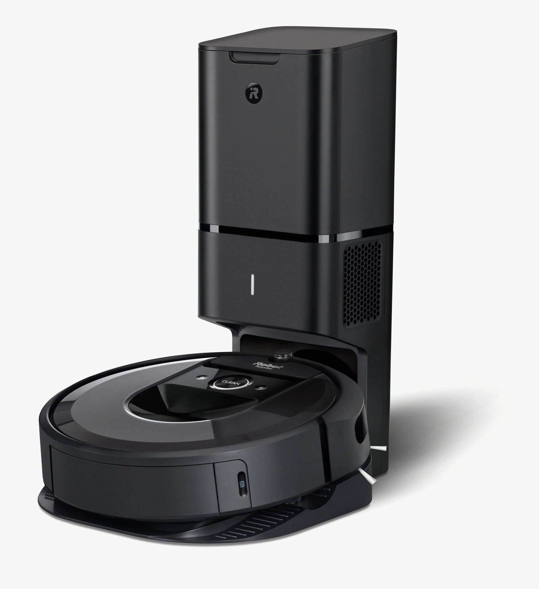 roomba i7 robo vacuum being charged