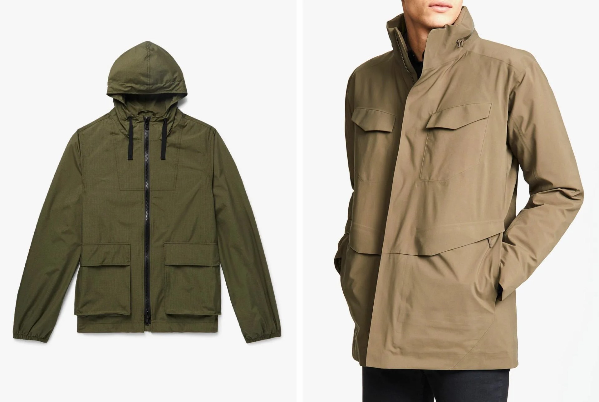 16-Spring-Wardrobe-Essentials-Gear-Patrol-rain-jackets
