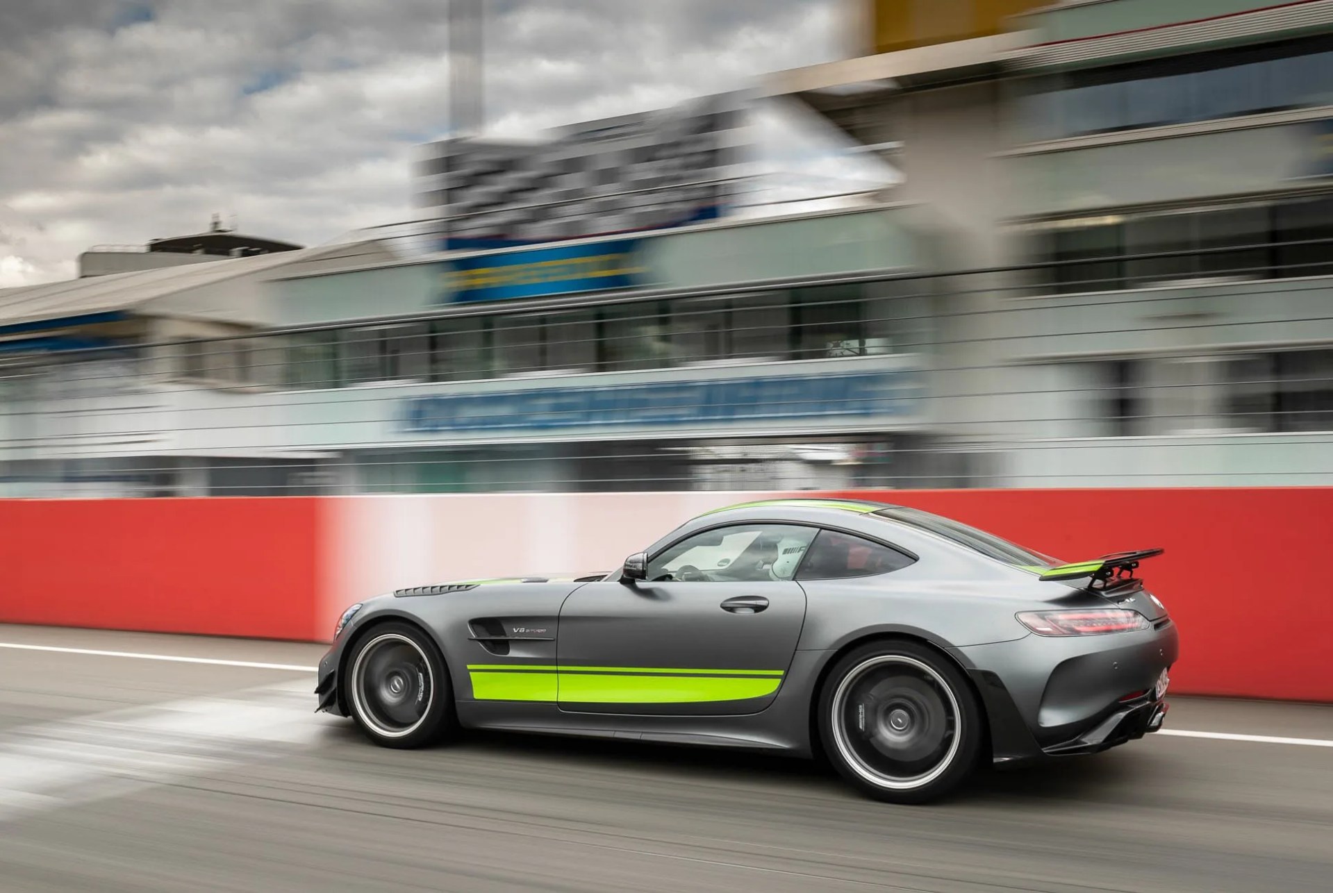 Mercedes-AMG GT Familie und AMG GT R PRO Presse Fahrvorstellung. Hockenheimring 2019 //Mercedes-AMG GT Family and AMG GT R PRO Press Test Drive. Hockenheimring 2019