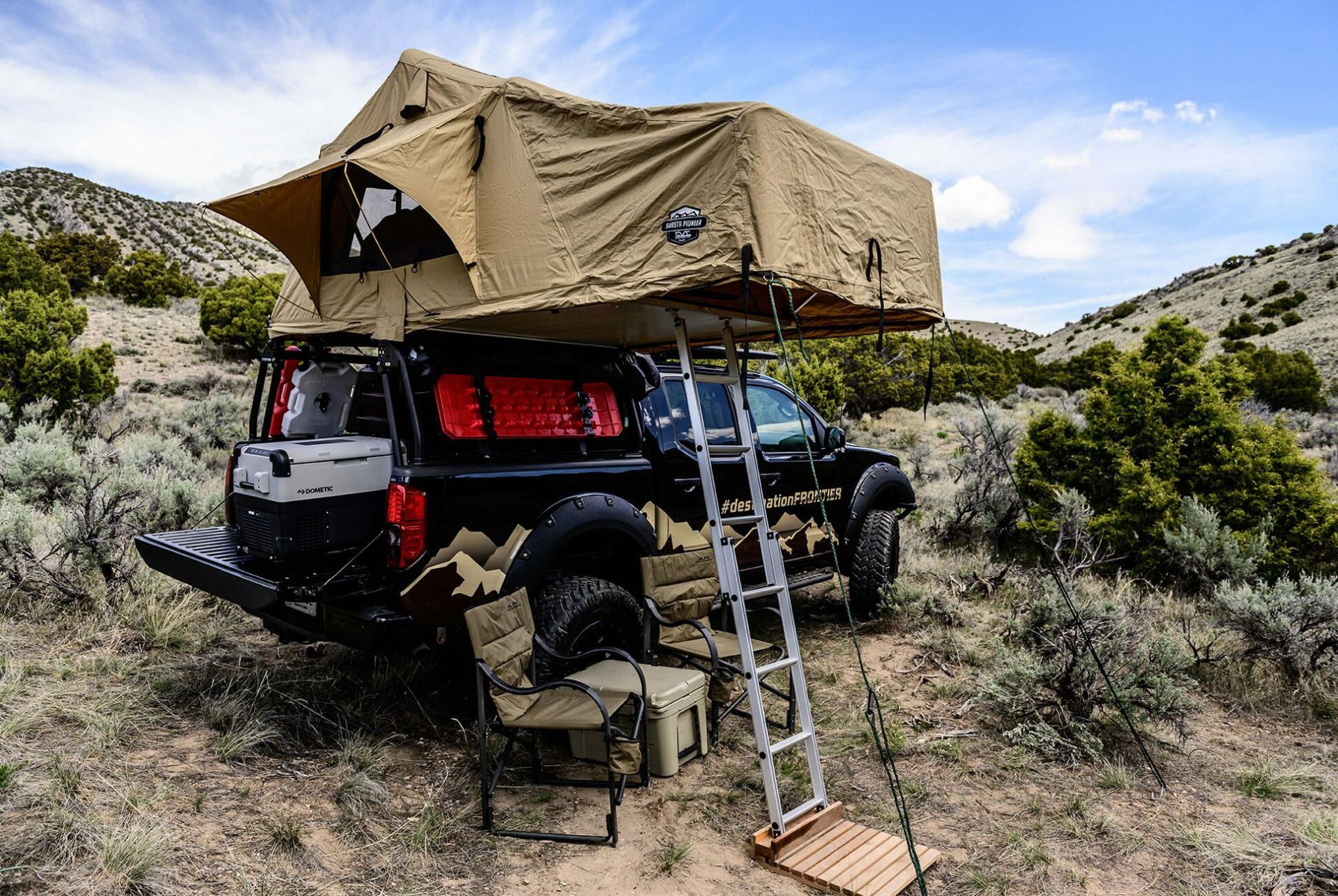 nissan destination frontier overlanding gear patrol