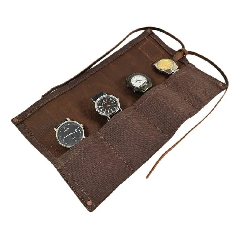 Prime-Day-Waxed-Canvas-Travel-Watch-Roll-Organizer-Gear-Patrol