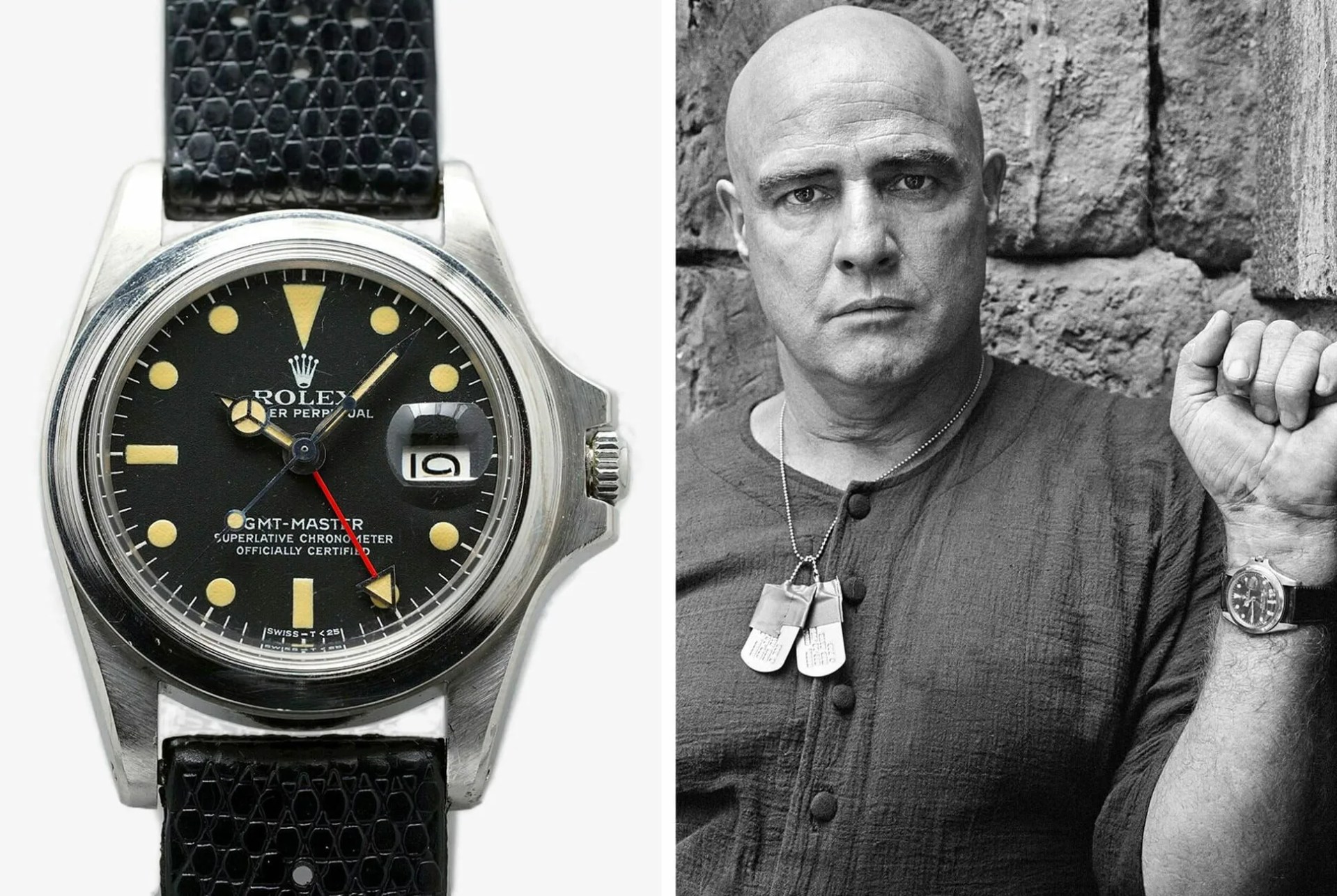 marlon brando rolex gmt