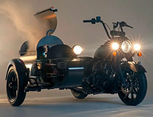 indian x traeger grill motorcycle gear patrol lead feature