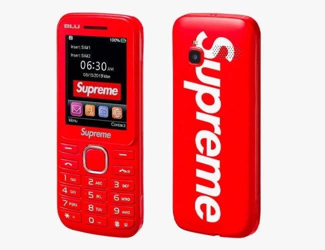 supreme burner phone gear patrol feature
