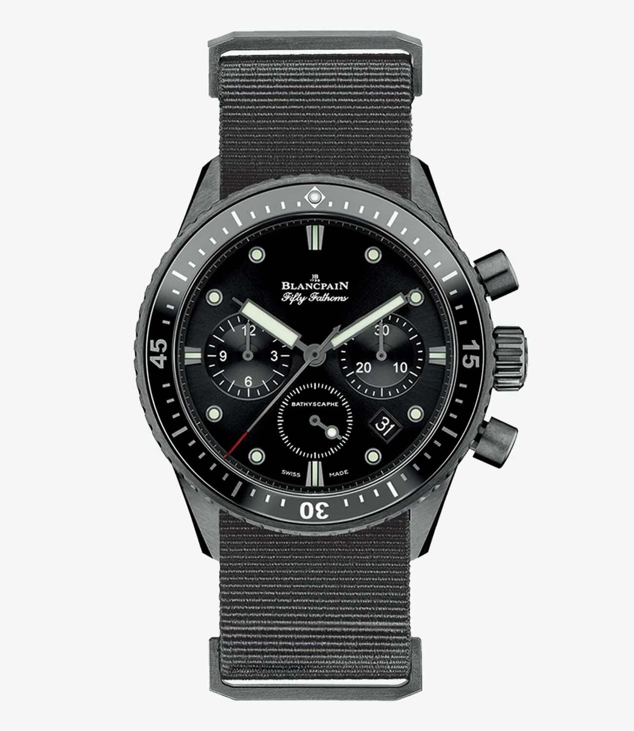 Blancpain-Fifty-Fathoms-Bathyscaphe-Chronographe-Flyback-gear-patrol