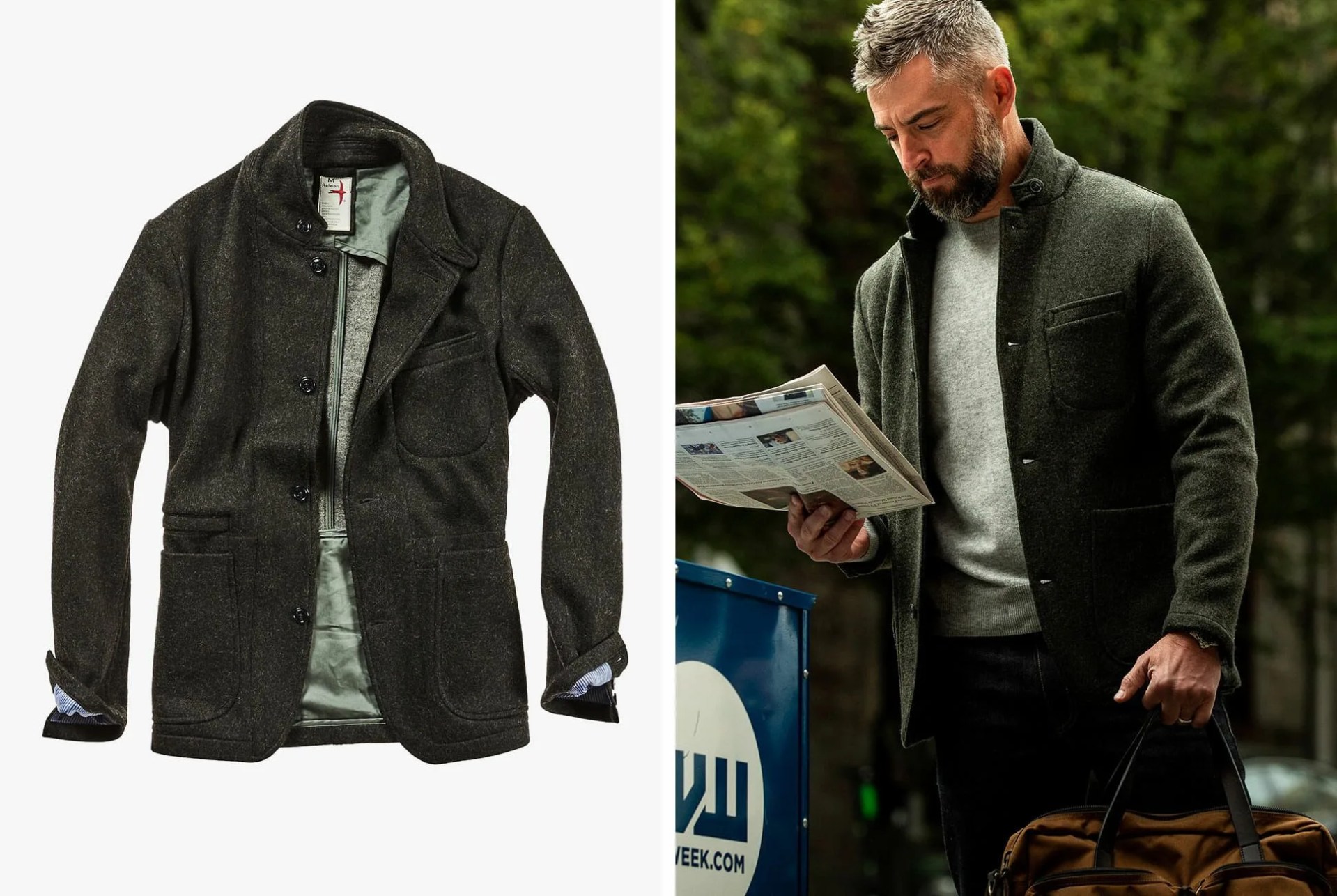 Sponsored-Huckberry-Editors-Picks-gear-patrol-Relwen-Sweater-Trap-Blazer