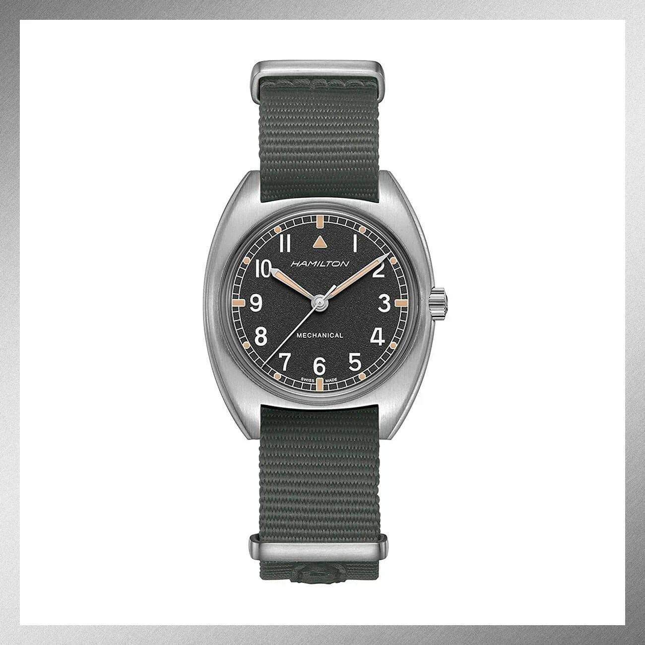 hamilton khaki pilot pioneer mechanical gear patrol