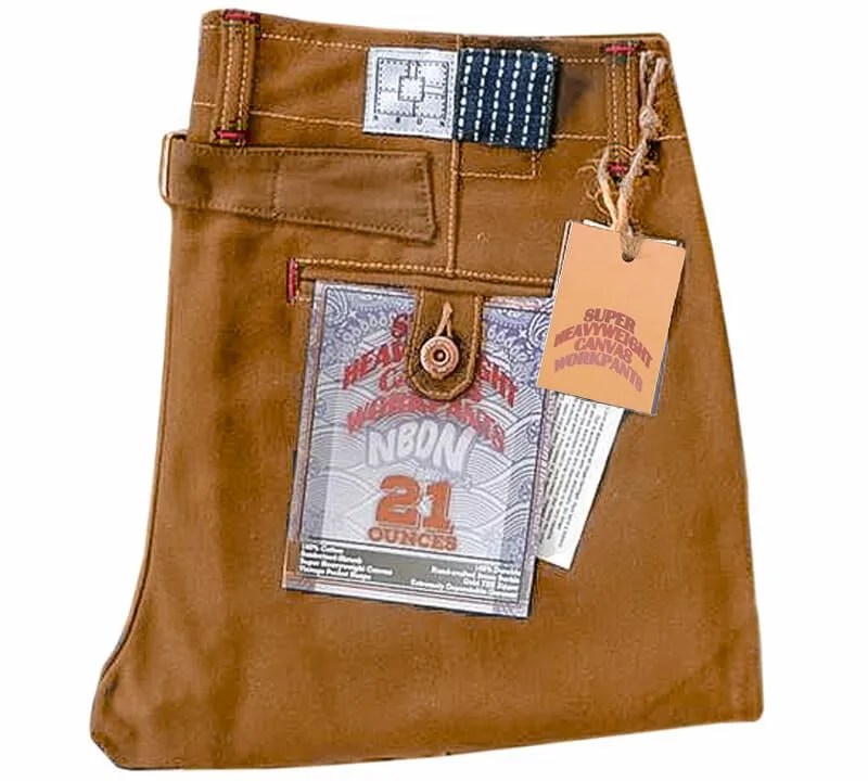 Khaki-Canvas-21oz-Super-Heavyweight-Vintage-Workpants-NBDN-gear-patrol