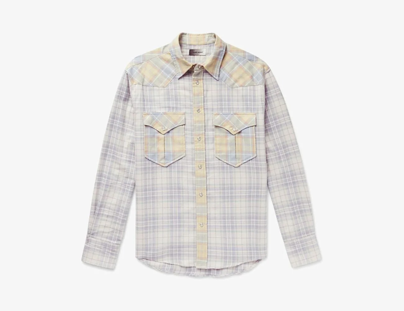 Isabel-Marant-Yilly-Checked-Cotton-Flannel-Shirt-gear-patrol
