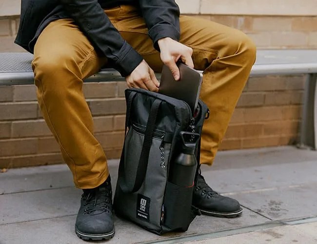topo designs x gear patrol backpack tote