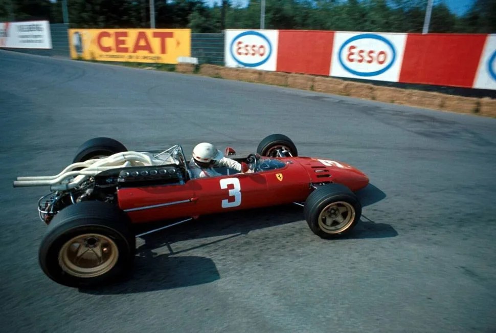 Mike Parkes(GBR) Ferrari 312Belgian GP,  Spa,  18 June 1967