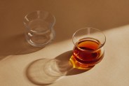 whiskey in a glass neat