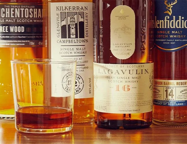 scotch whisky samples