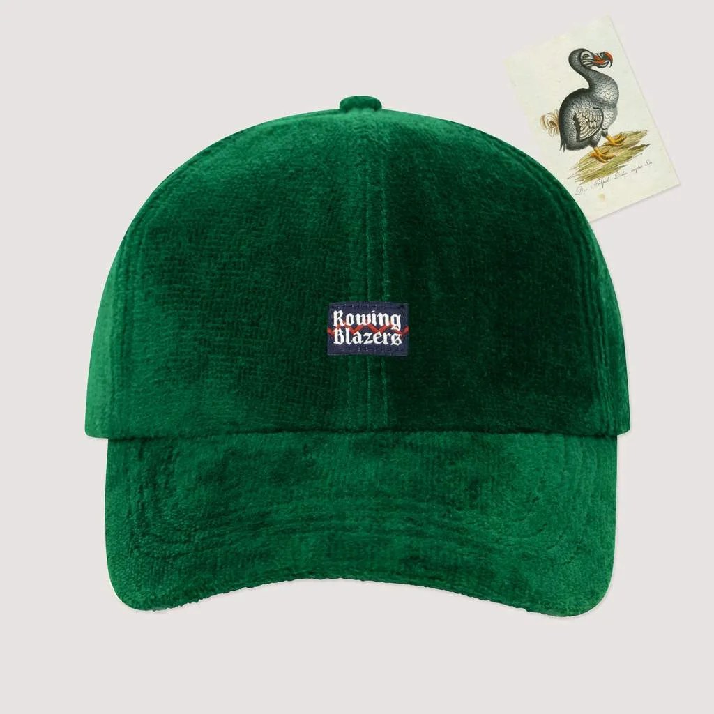 green baseball hat