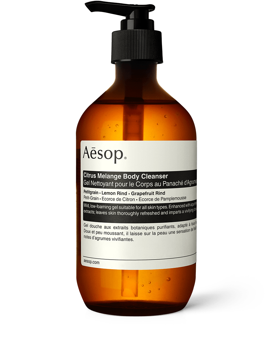pump bottle of body wash