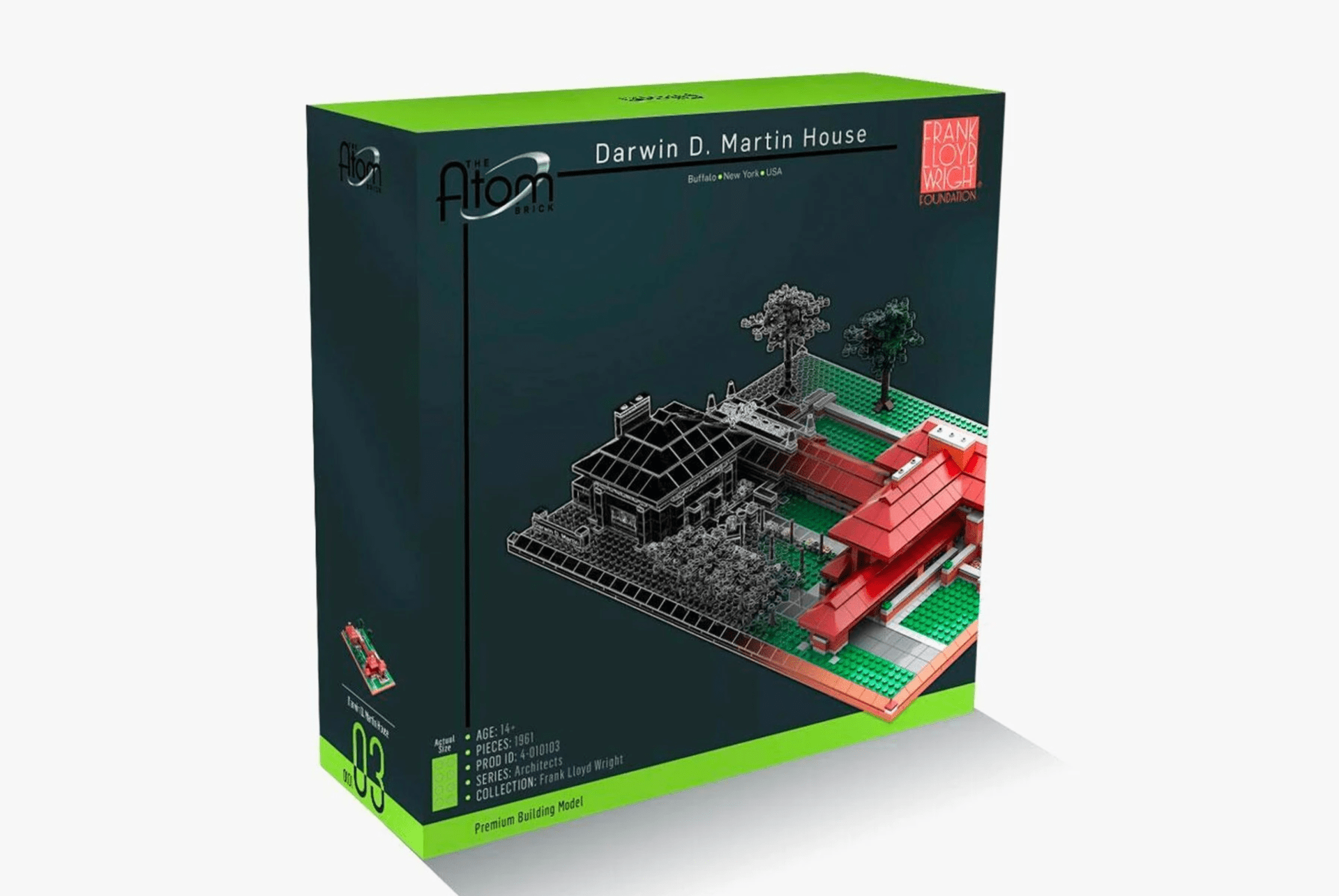 A box set of the Darwin D. Martin House model.