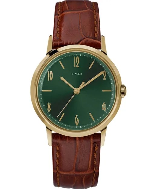 Marlin handwound green watch