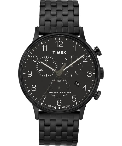 Waterbury 40mm Classic Chrono Stainless Steel Watch