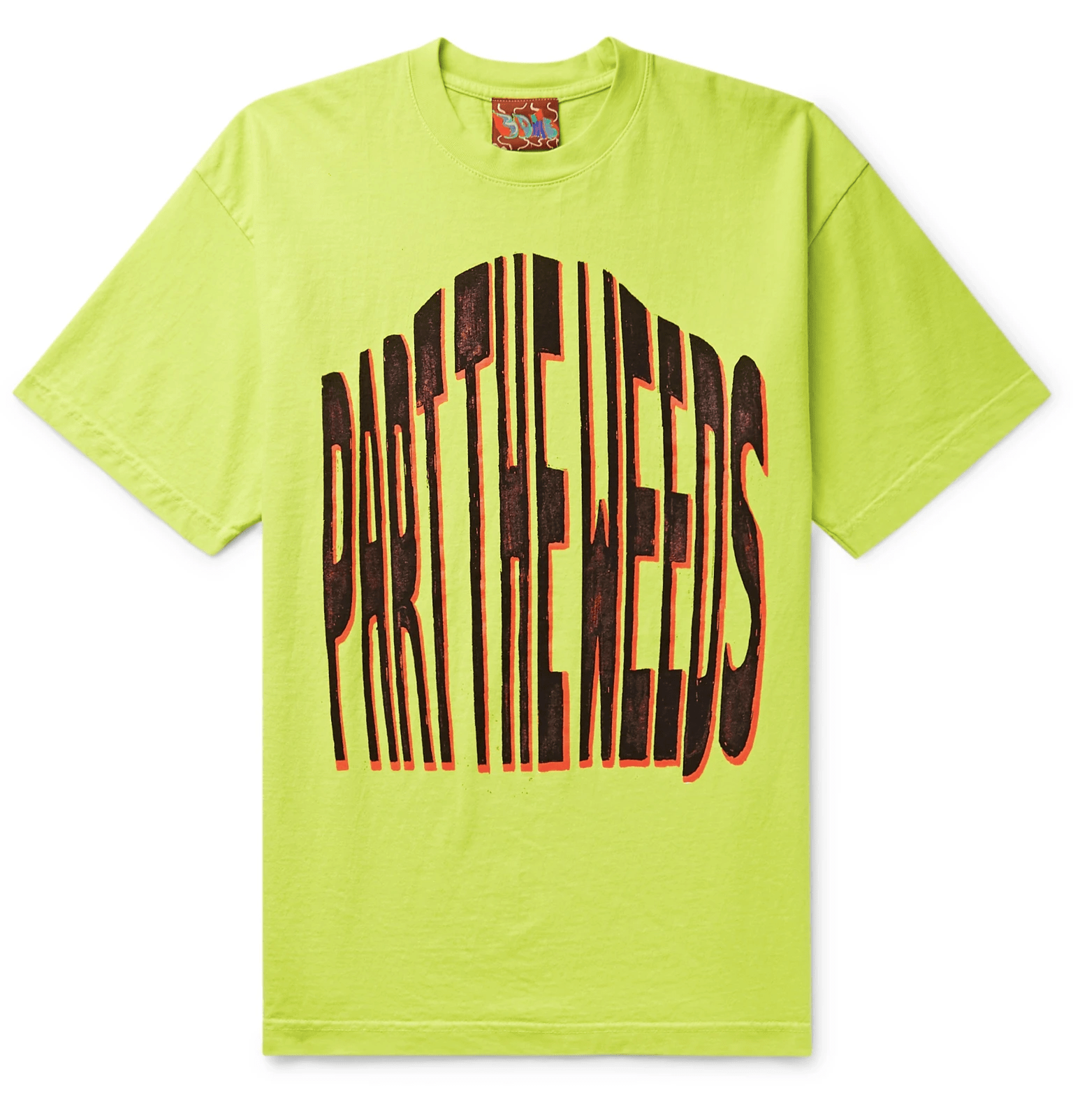 yellow graphic tee