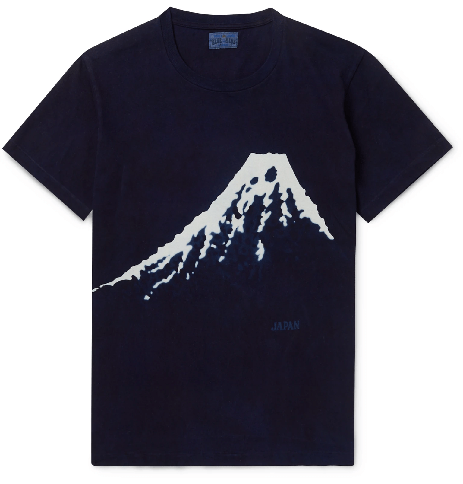 indigo graphic tee