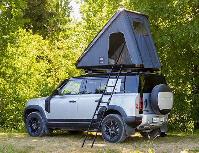 land rover defender oem rooftop tent gear patrol lead feature